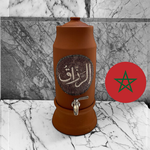 فخار عضوي أعمال فسيفساء حنفية أستيل سعة 6 لتر