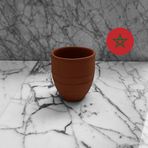 كأس فخار عضوي سعة 250 ملي