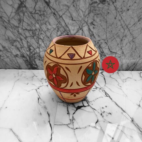 فخار فازه و ديكور ارتفاع 20 سم