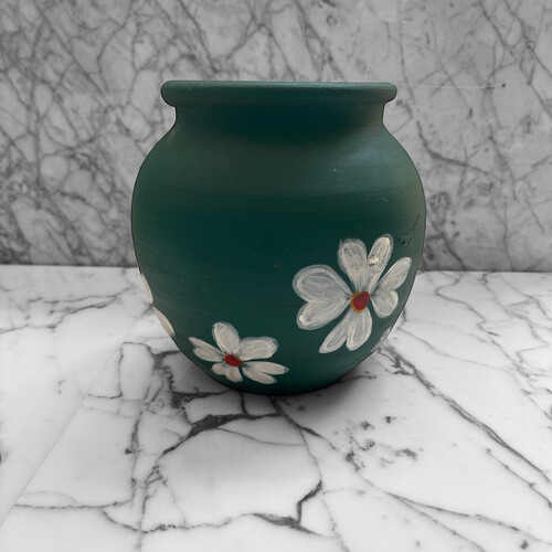 فخار فازه و ديكور ارتفاع 18 سم