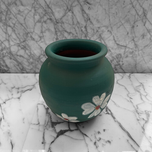 فخار فازه و ديكور ارتفاع 18 سم