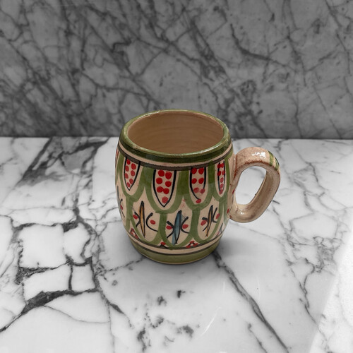 كأس فخار رسم سعة 250 ملي