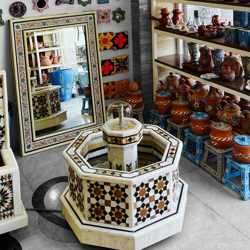 نافورة دمشقية مقاس 65 سم