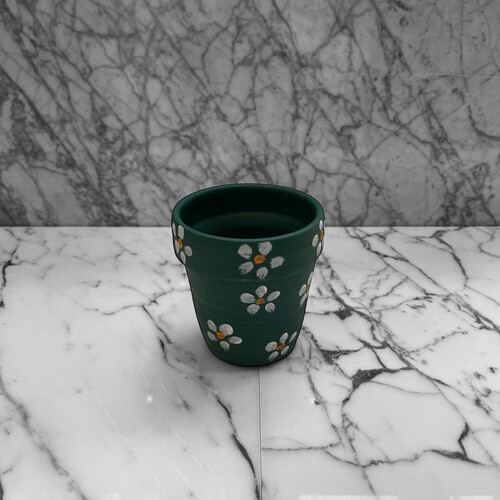 فخار فازه و ديكور ارتفاع 12 سم