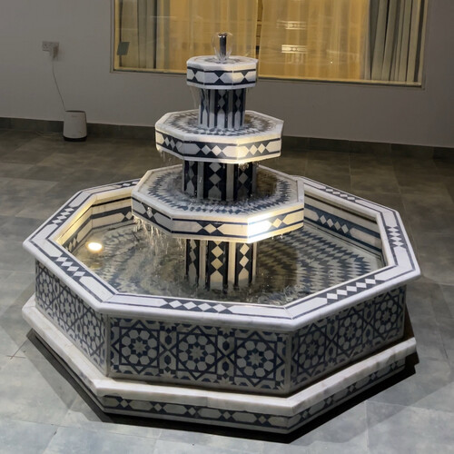 نافورة دمشقية مقاس متر و نص