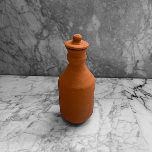 فخار عضوي سعة 200 ملي