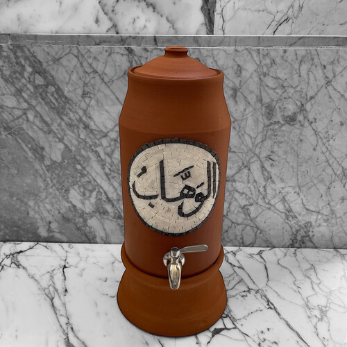 فخار عضوي أعمال فسيفساء حنفية أستيل سعة 6 لتر