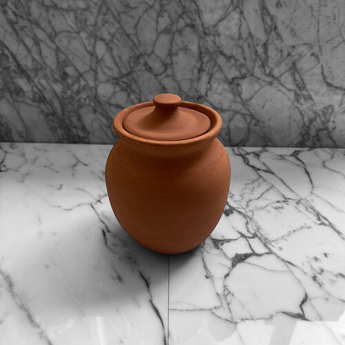 جرة عسل فخار عضوي سعة 1 كيلو