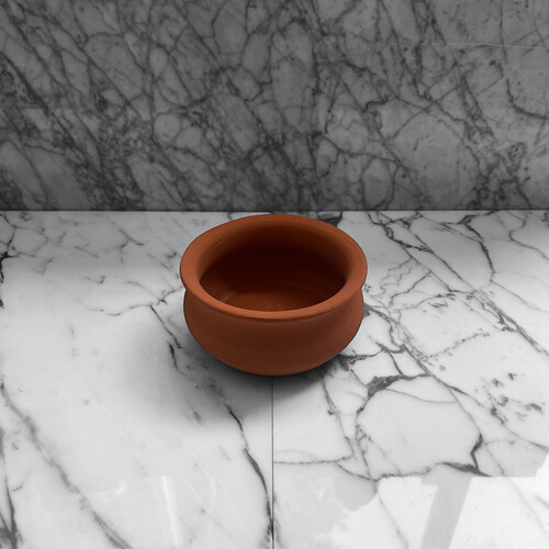 صحن فخار حجم وسط