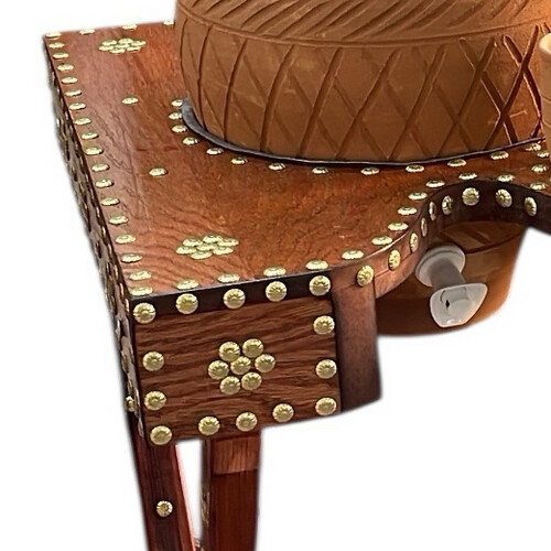 فخار عضوي سعة 12 لتر استاند دبوس