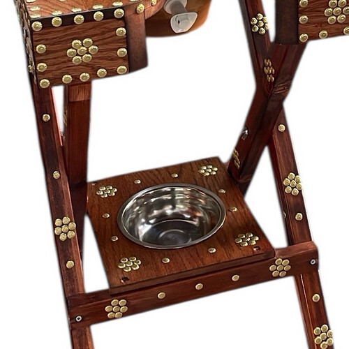 فخار عضوي سعة 12 لتر استاند دبوس