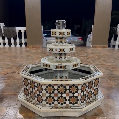 نافورة دمشقية مقاس متر و 10 سم