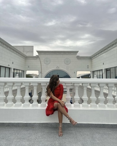 Deer.E3 One Shoulder Long Sleeve Dress