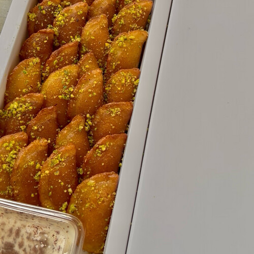 بوكس قطايف اامستطيل  40 حبه