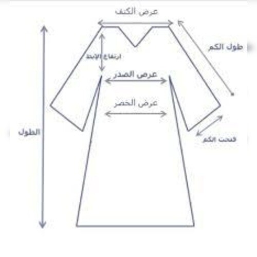 Abaya sizes