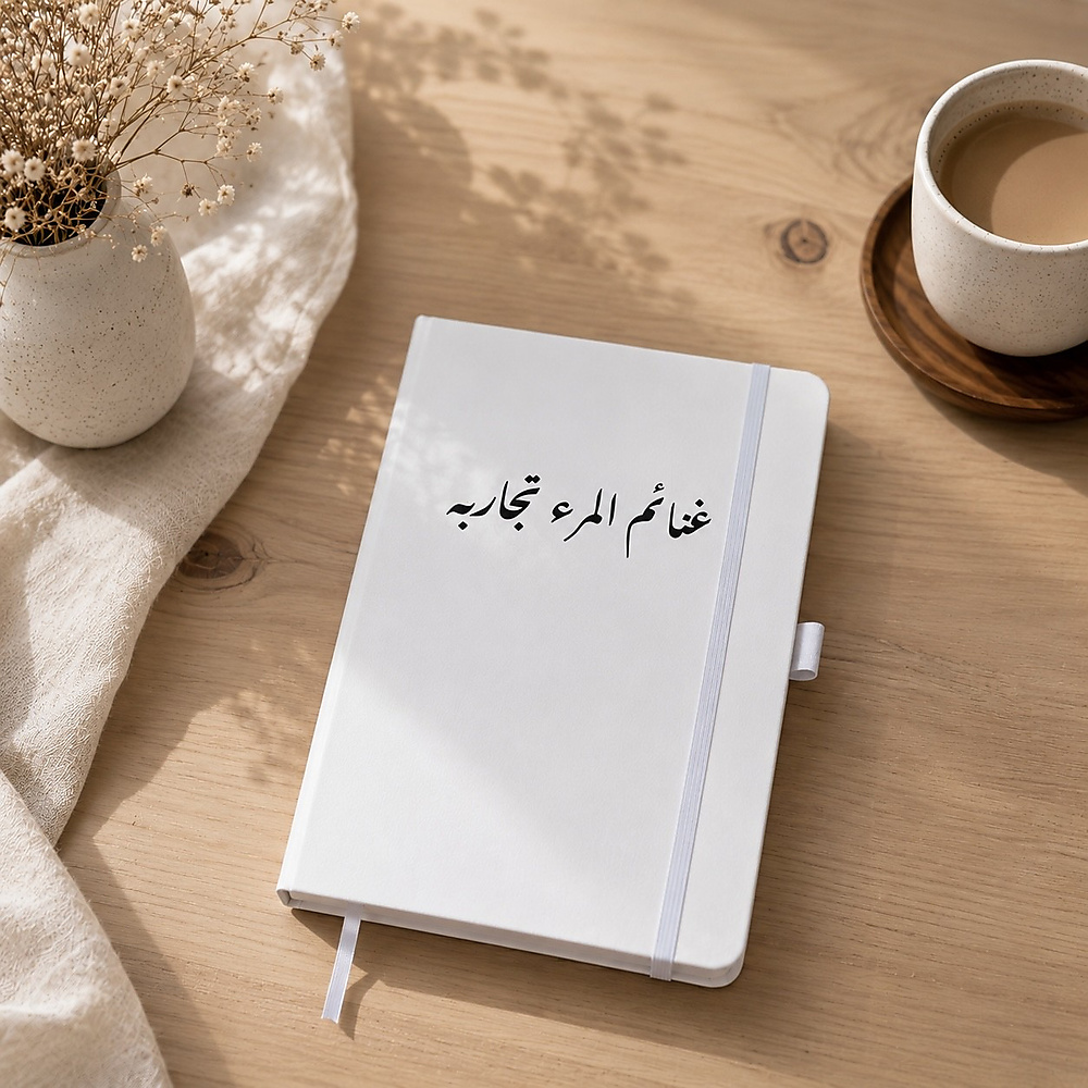 مفكرة الاقتباسات الجلدية (غنائم المرء تجاربه)