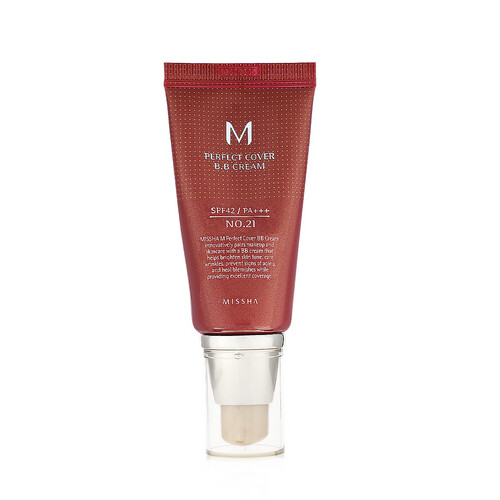 MISSHA M PERFECT COVER BB CREAM [NO.21]Light Beige 50 ML