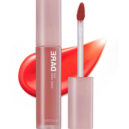 MISSHA  DARE TINT DEWY DROP PEACHY GLASS