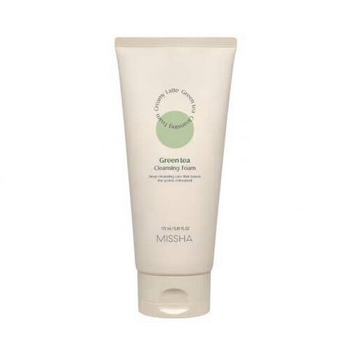 MISSHA CREAMY LATTE CLEANSING FOAM [GREEN TEA]