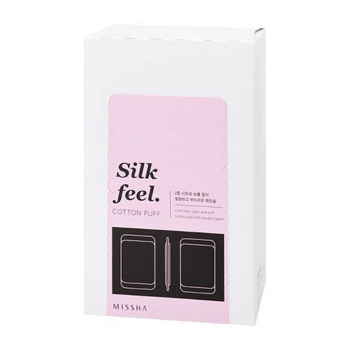 MISSHA SILK FEEL COTTON PUFF 80 Pcs
