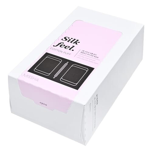 MISSHA SILK FEEL COTTON PUFF 80 Pcs