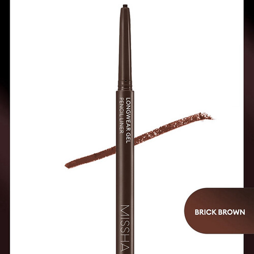 MISSHA LONGWEAR GEL PENCIL LINER [BRICK BROWN]