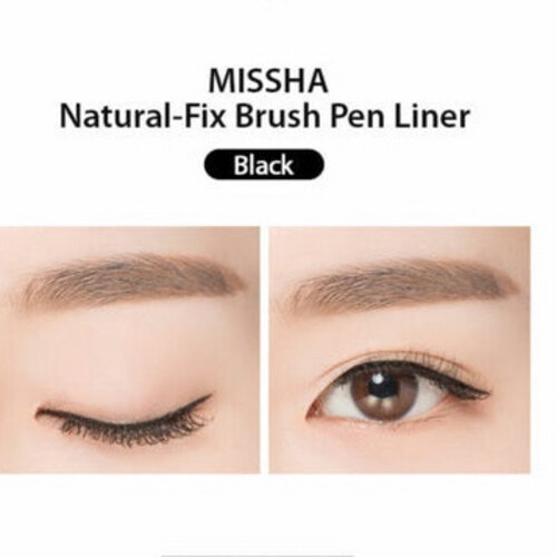 MISSHA NATURAL FIX BRUSH PEN LINER [BLACK]