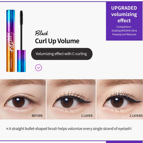 Missha Ultra Powerproof Mascara [Curling & Volumizing]