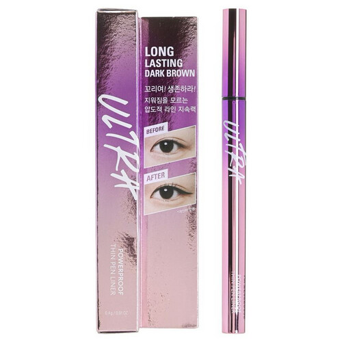 Missha Ultra Powerproof Thin Pen Liner [Dark Brown]
