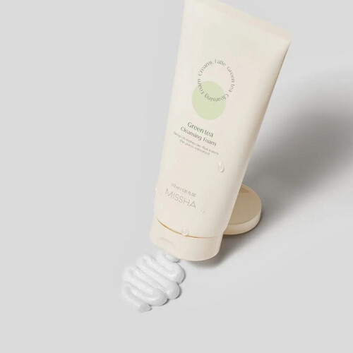 MISSHA CREAMY LATTE CLEANSING FOAM [GREEN TEA]
