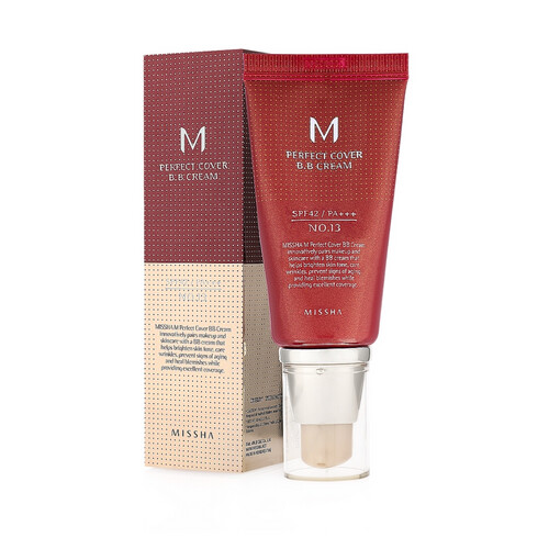 MISSHA M PERFECT COVER BB CREAM [NO.13] Bright Beige 50 ML