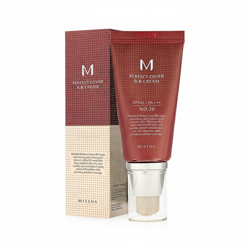 MISSHA M PERFECT COVER BB  [NO.26] NATURAL CARAMEL 50 ML