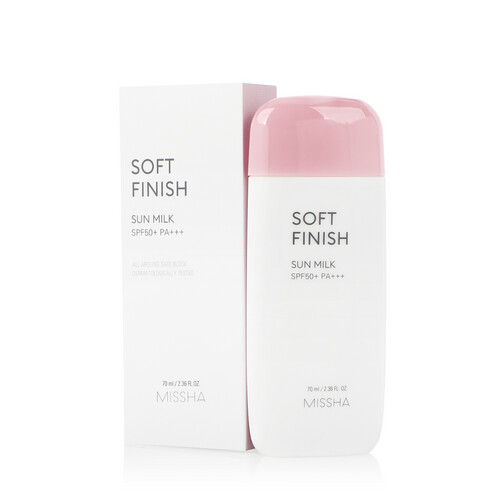 MISSHA ALL AROUND SAFE BLOCK SOFT FINISH SUN MILK SPF50+