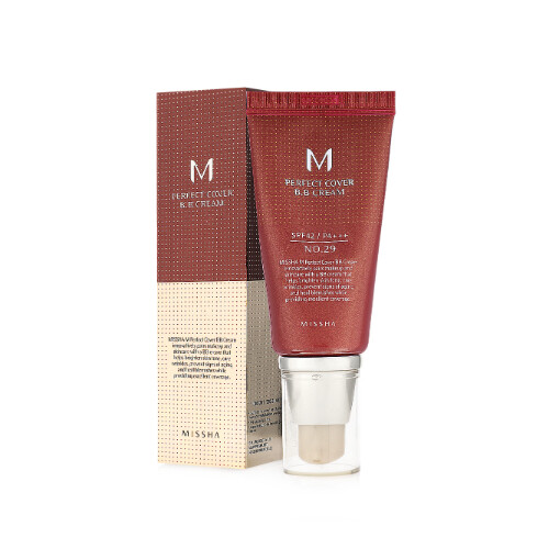 MISSHA M PERFECT COVER BB CREAM [NO.29] CARAMEL Beige 50 ML