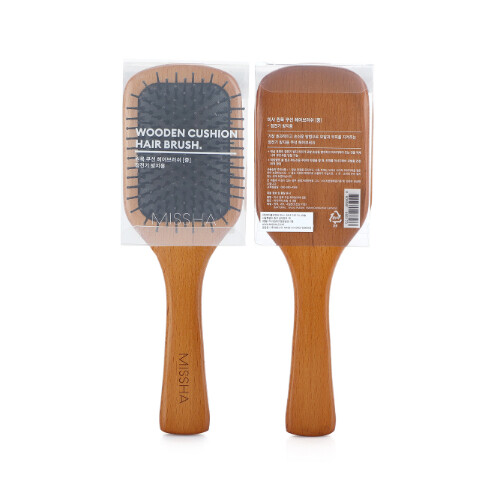MISSHA WOODEN CUSHION HAIR BRUSH