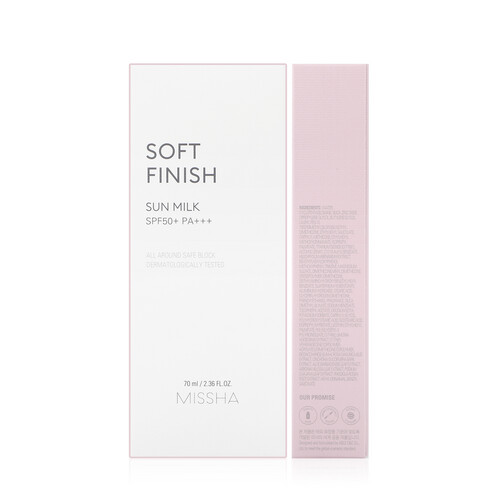 MISSHA ALL AROUND SAFE BLOCK SOFT FINISH SUN MILK SPF50+