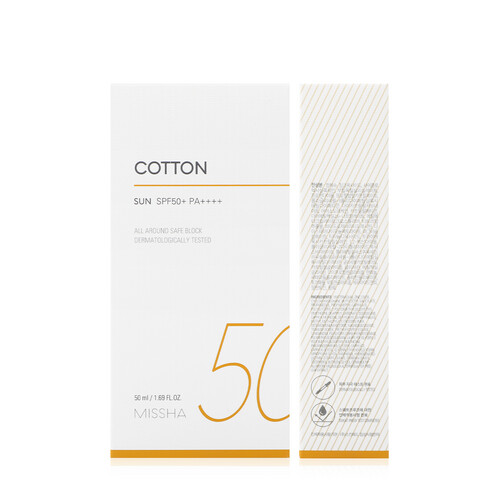 MISSHA ALL AROUND SAFE BLOCK COTTON SUN SPF50+