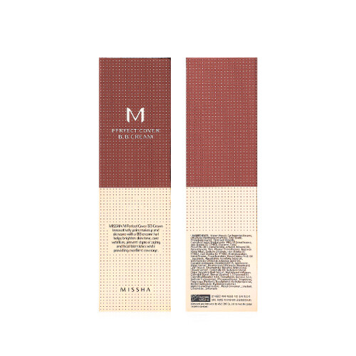 MISSHA M PERFECT COVER BB CREAM [NO.29] CARAMEL Beige 50 ML