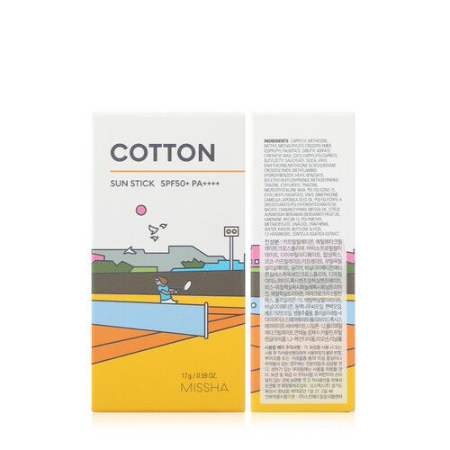 MISSHA ALL AROUND SAFE BLOCK COTTON SUN STICK WATERPROO FSPF50+