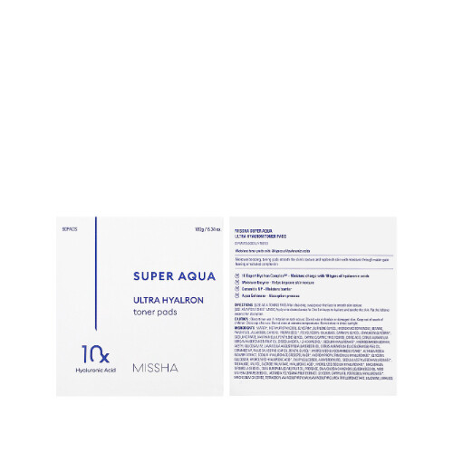 MISSHA SUPER AQUA ULTRA HYALRON TONER PADS
