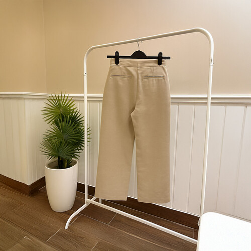 linen beige set pants