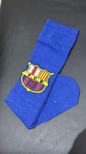 جوارب ولادية نادي برشلونه لون ازرق