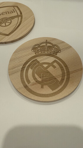 كوستر خشب دائري نادي ريال مدريد