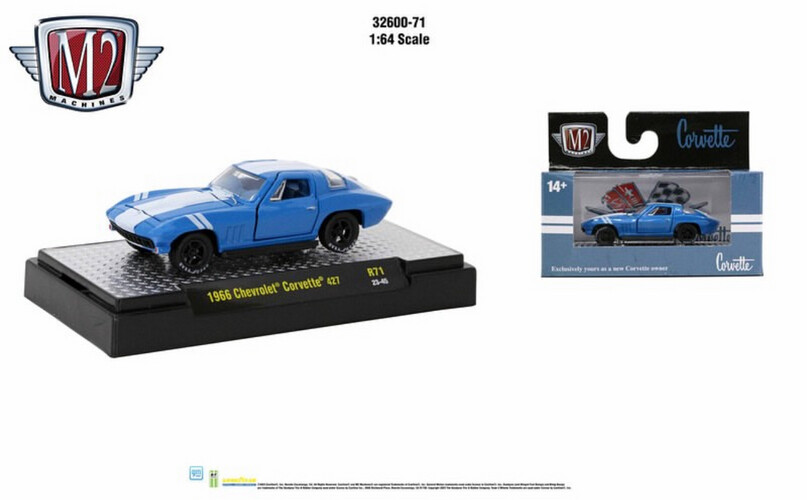 m2 machines 1966 chevrolet corvette 427 detroit (blue)