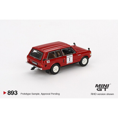 MINI GT 1:64 Range Rover 1971 International Hillrally Winner Red