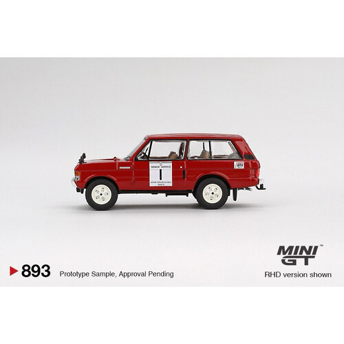 MINI GT 1:64 Range Rover 1971 International Hillrally Winner Red