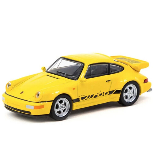 Tarmac Works x Schuco Porsche 911 964 Turbo Yellow