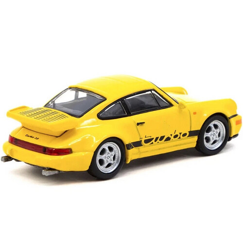 Tarmac Works x Schuco Porsche 911 964 Turbo Yellow
