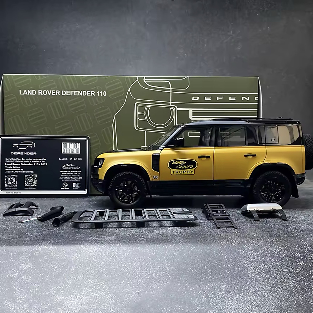 Almost real 1/18 Land Rover Defender 110 2022 Trophy Edition