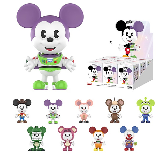 Official POP MART Disney Mickey Remixed: Mickey Meets Pixar Series Bind Box
